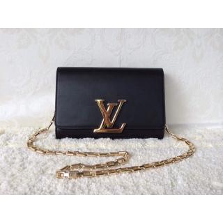 Replica Louis Vuitton Chain Louise Bag M94335 Black