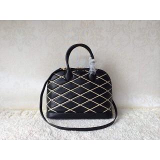 Replica Louis Vuitton Malletage Alma PM Bag Noir M50000