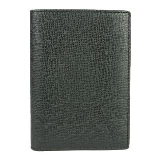 Replica Louis Vuitton Taiga Leather Black Mens