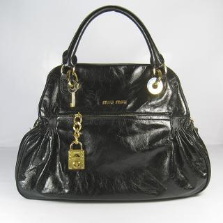 Replica Miu Miu Black Handbag YT1002