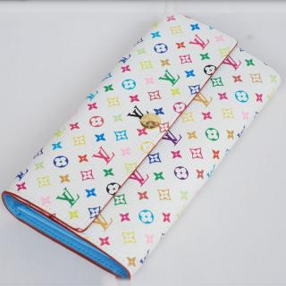 Replica Monogram Multicolore White Wallet