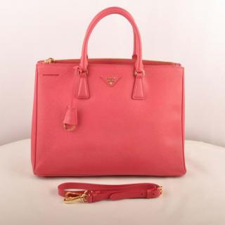 Replica Prada Cow Leather Pink 16625L