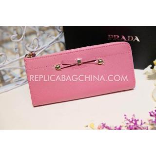 Replica Prada Purse Calfskin Pink