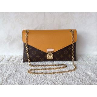 Top Knockoff Louis Vuitton Pallas Chain Bag Safran M41246